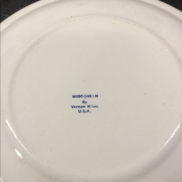 Wisconsin commemorative plate, vintage - Picture 2 of 2